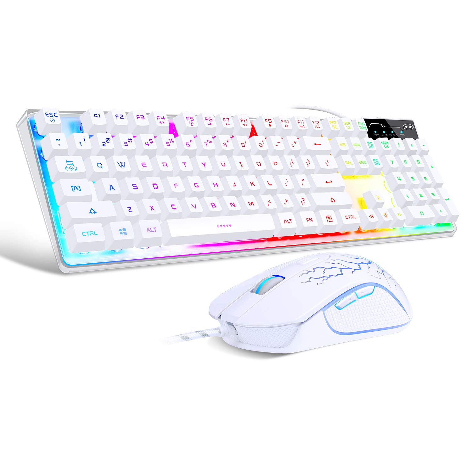 Foto 1 | Combinación De Teclado Y Ratón Para Juegos Magegee K1 Rgb Con Retroiluminación Led - Venta Internacional.