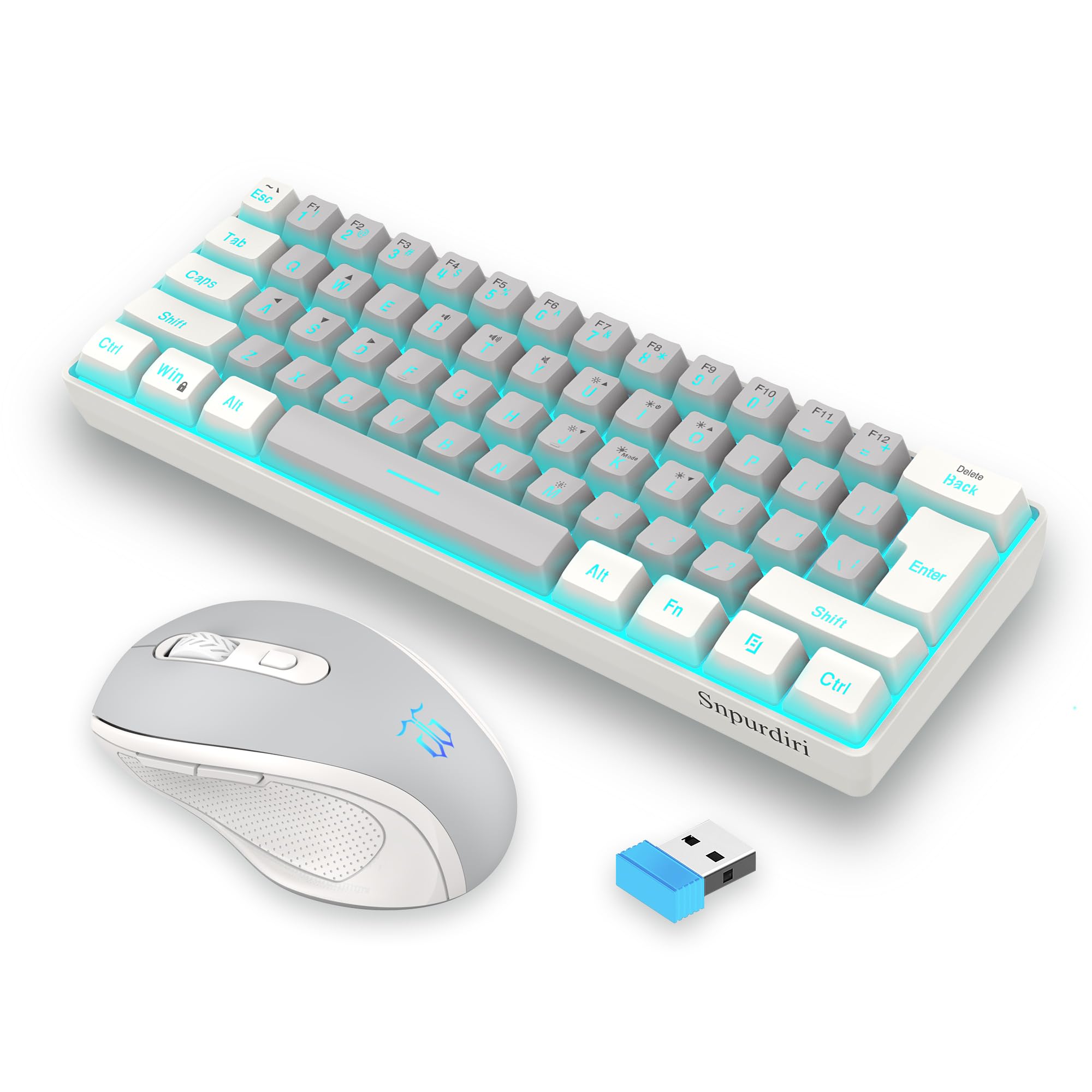 Foto 2 pulgar | Combo Inalámbrico De Teclado Y Ratón Para Juegos Snpurdiri 2.4g - Venta Internacional.