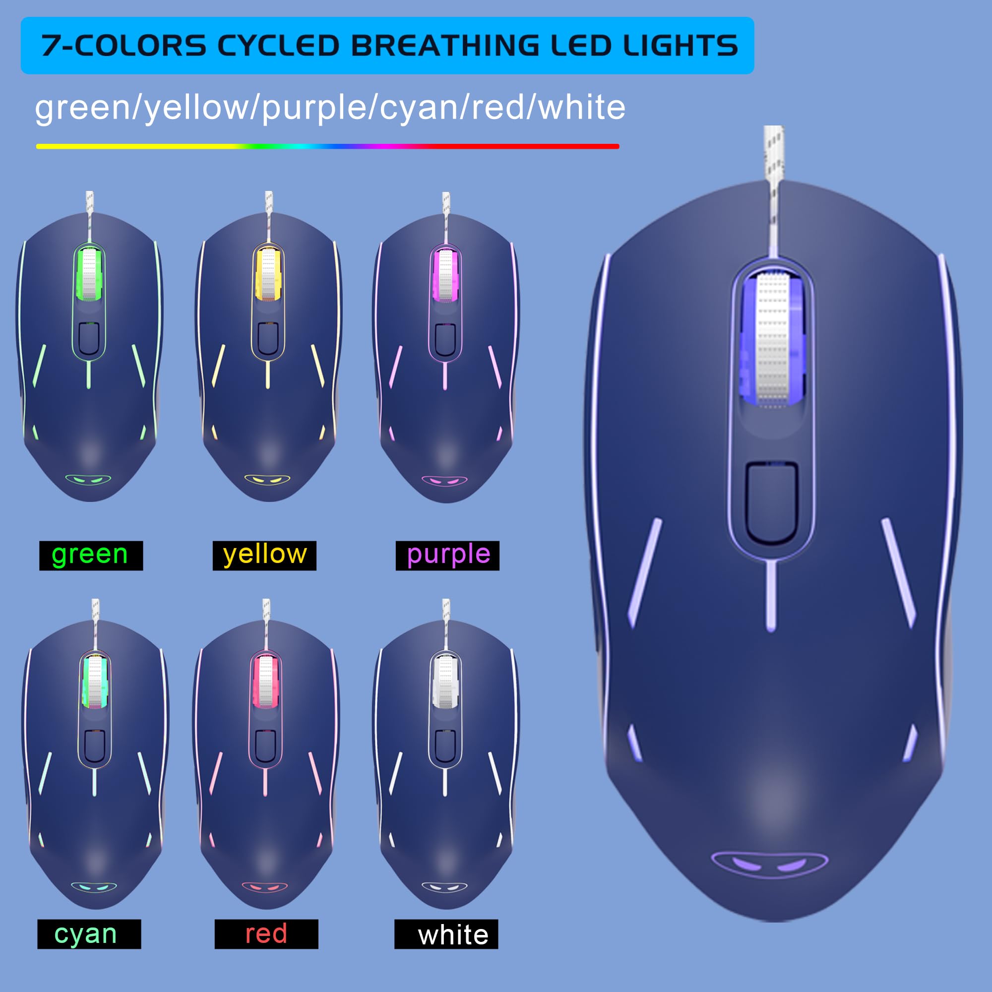 Foto 6 | Combinación De Teclado Y Ratón Para Juegos Magegee K1 Rgb Con Retroiluminación Led - Venta Internacional.