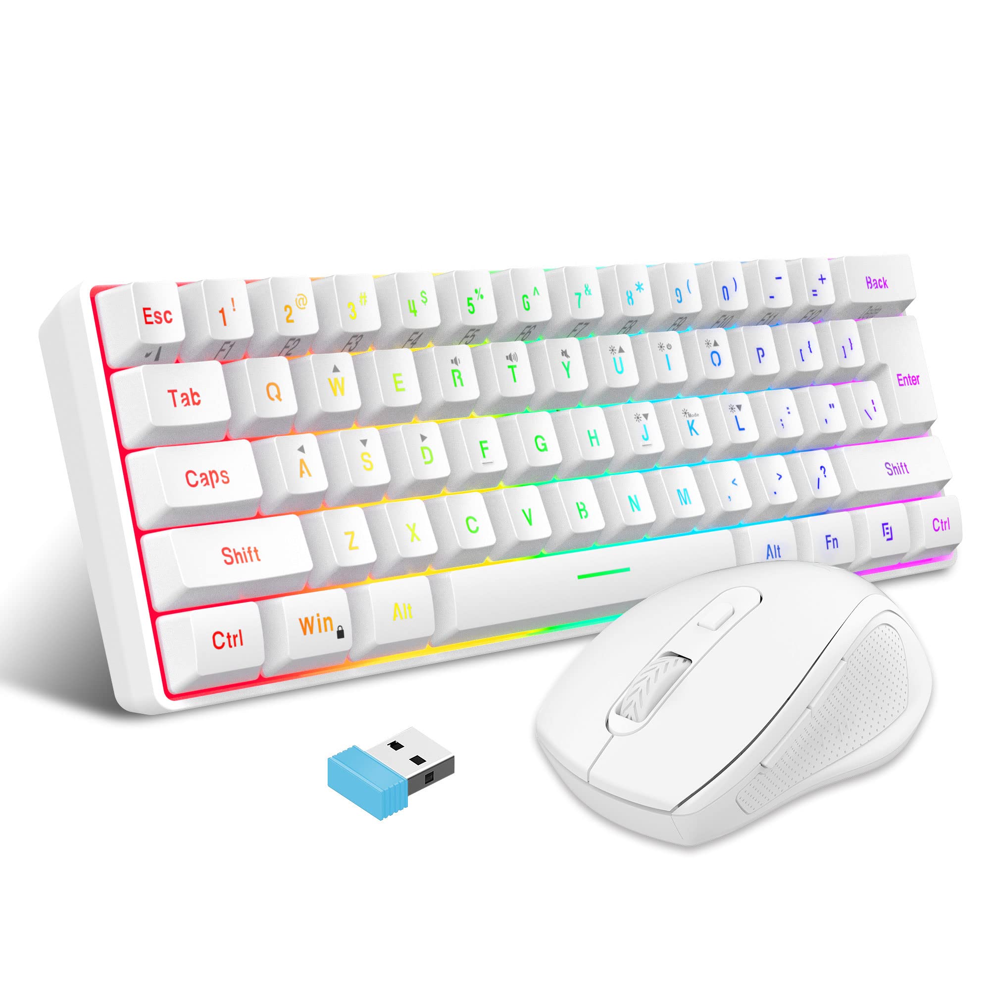 Foto 2 pulgar | Combo Inalámbrico De Teclado Y Ratón Para Juegos Snpurdiri 2.4g - Venta Internacional.