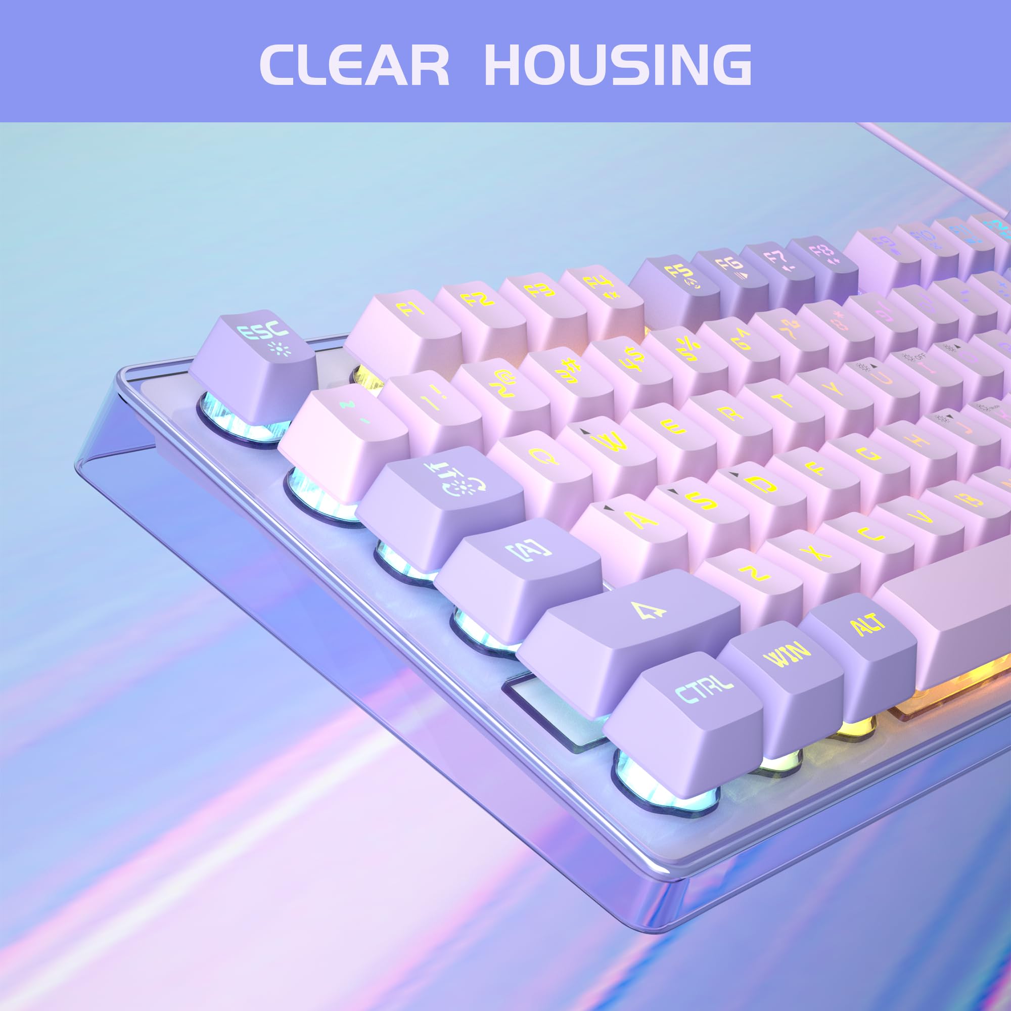 Foto 2 | Combinación De Teclado Y Ratón Para Juegos Magegee K1 Rgb Con Retroiluminación Led - Venta Internacional.