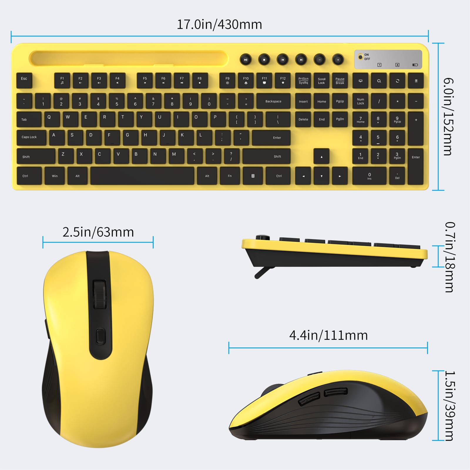 Foto 5 pulgar | Combo De Teclado Y Ratón Inalámbricos Marvo 2.4g Para Macbook - Venta Internacional.