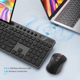 Foto 5 | Combo De Teclado Y Ratón Inalámbricos Marvo 2.4g Para Macbook - Venta Internacional.