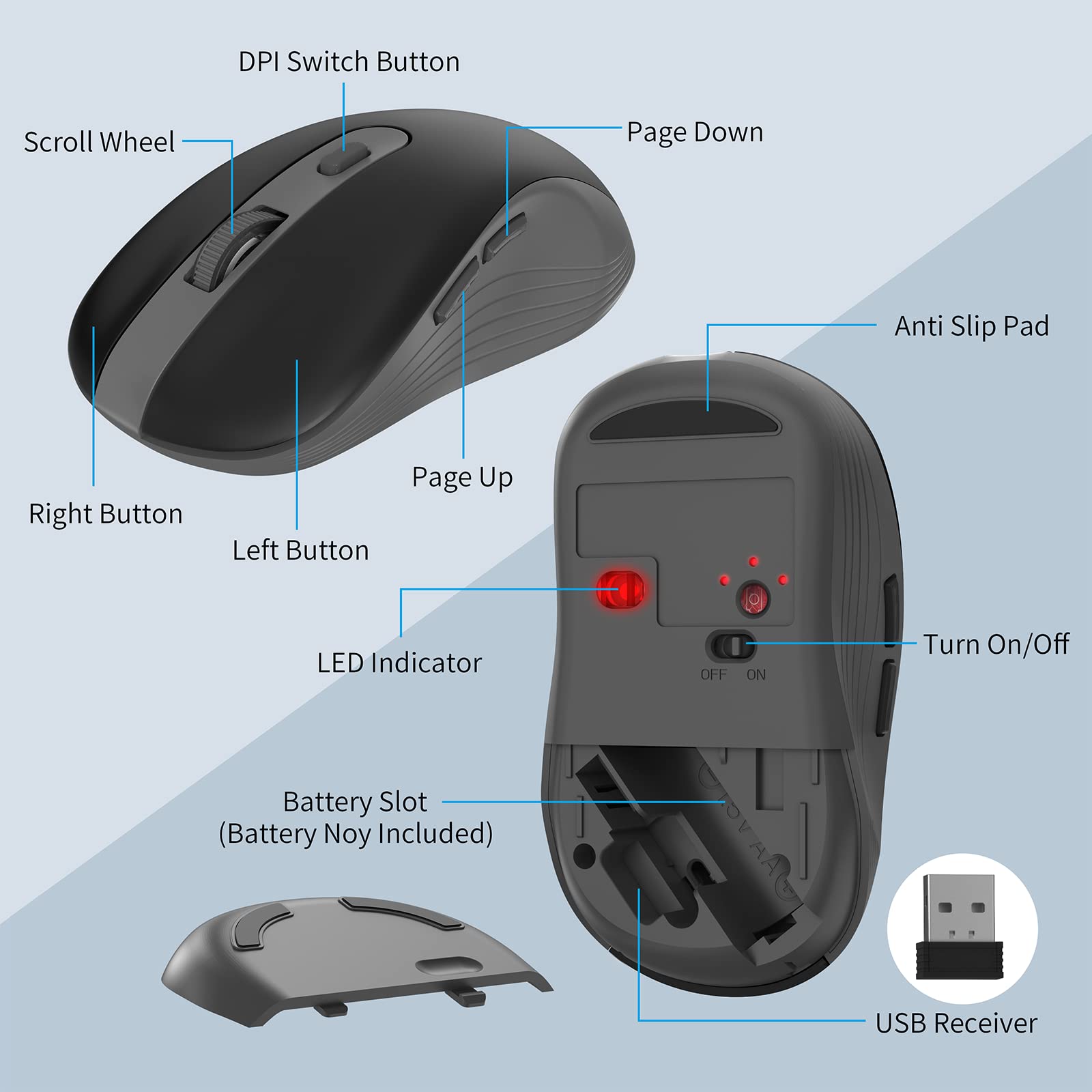 Foto 6 | Combo De Teclado Y Ratón Inalámbricos Marvo 2.4g Para Macbook - Venta Internacional.