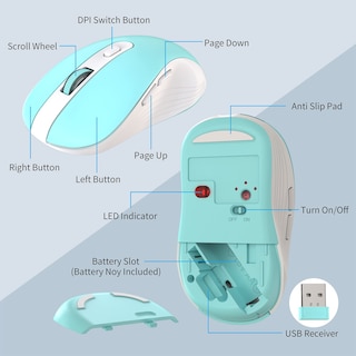 Foto 6 | Combo De Teclado Y Ratón Inalámbricos Marvo 2.4g Con Soporte - Venta Internacional.
