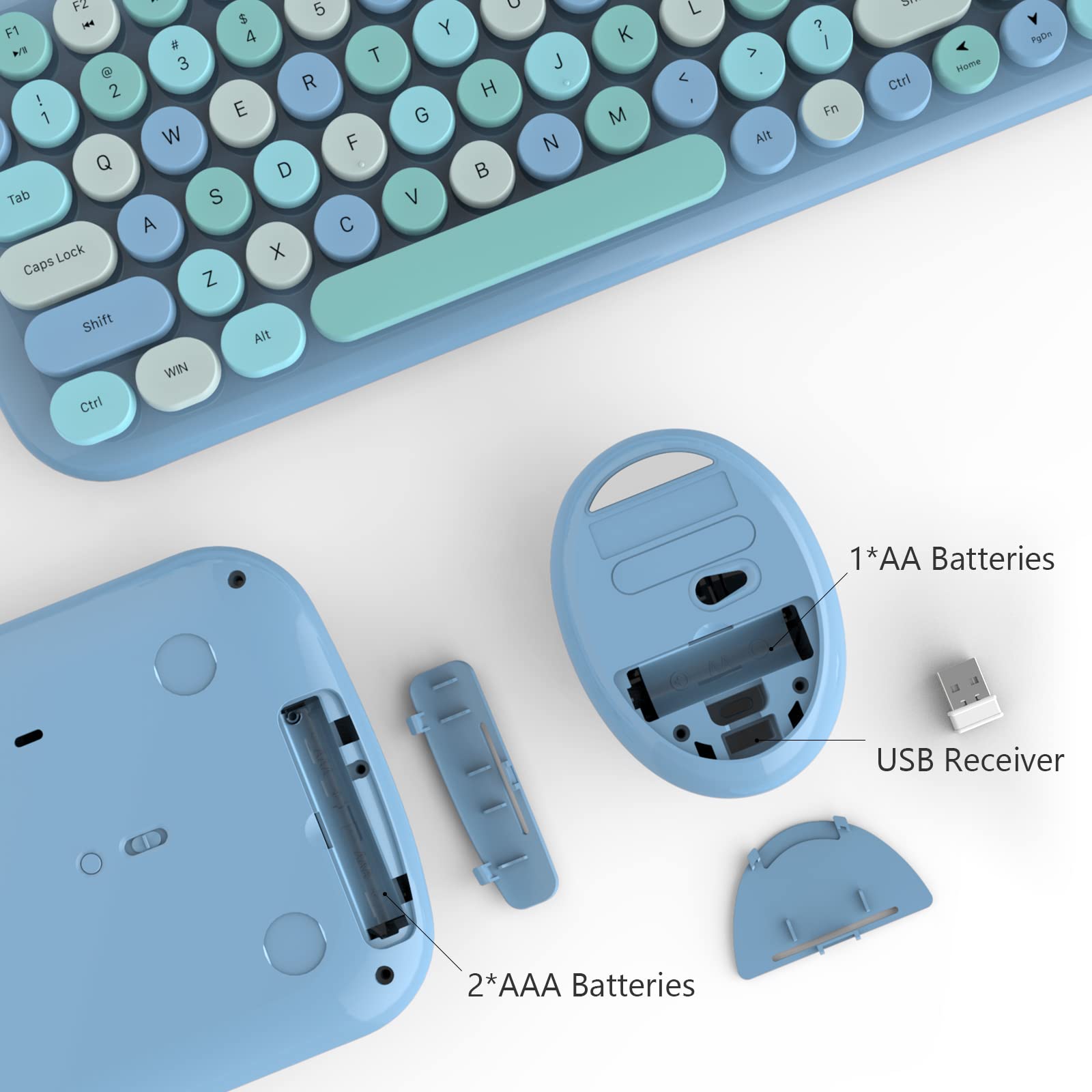 Foto 4 | Combo De Teclado Y Ratón Inalámbricos Mofii Compact 2.4g Usb - Venta Internacional.