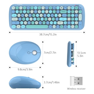 Foto 6 | Combo De Teclado Y Ratón Inalámbricos Mofii Compact 2.4g Usb - Venta Internacional.