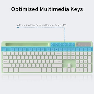 Foto 2 | Combo De Teclado Y Ratón Inalámbricos Marvo 2.4g Green - Venta Internacional.