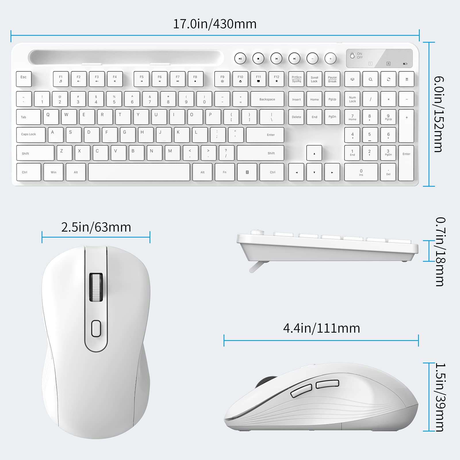 Foto 5 pulgar | Combo De Teclado Y Ratón Inalámbricos Marvo 2.4g Para Macbook - Venta Internacional.
