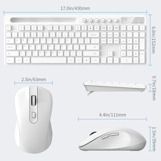 Foto 4 | Combo De Teclado Y Ratón Inalámbricos Marvo 2.4g Para Macbook - Venta Internacional.