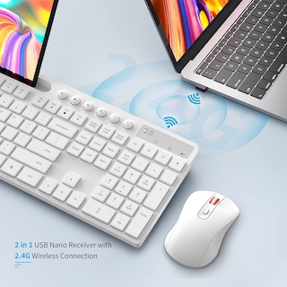 Foto 5 | Combo De Teclado Y Ratón Inalámbricos Marvo 2.4g Para Macbook - Venta Internacional.