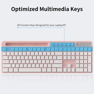 Foto 2 | Combo De Teclado Y Ratón Inalámbricos Marvo 2.4g (rosa) - Venta Internacional.