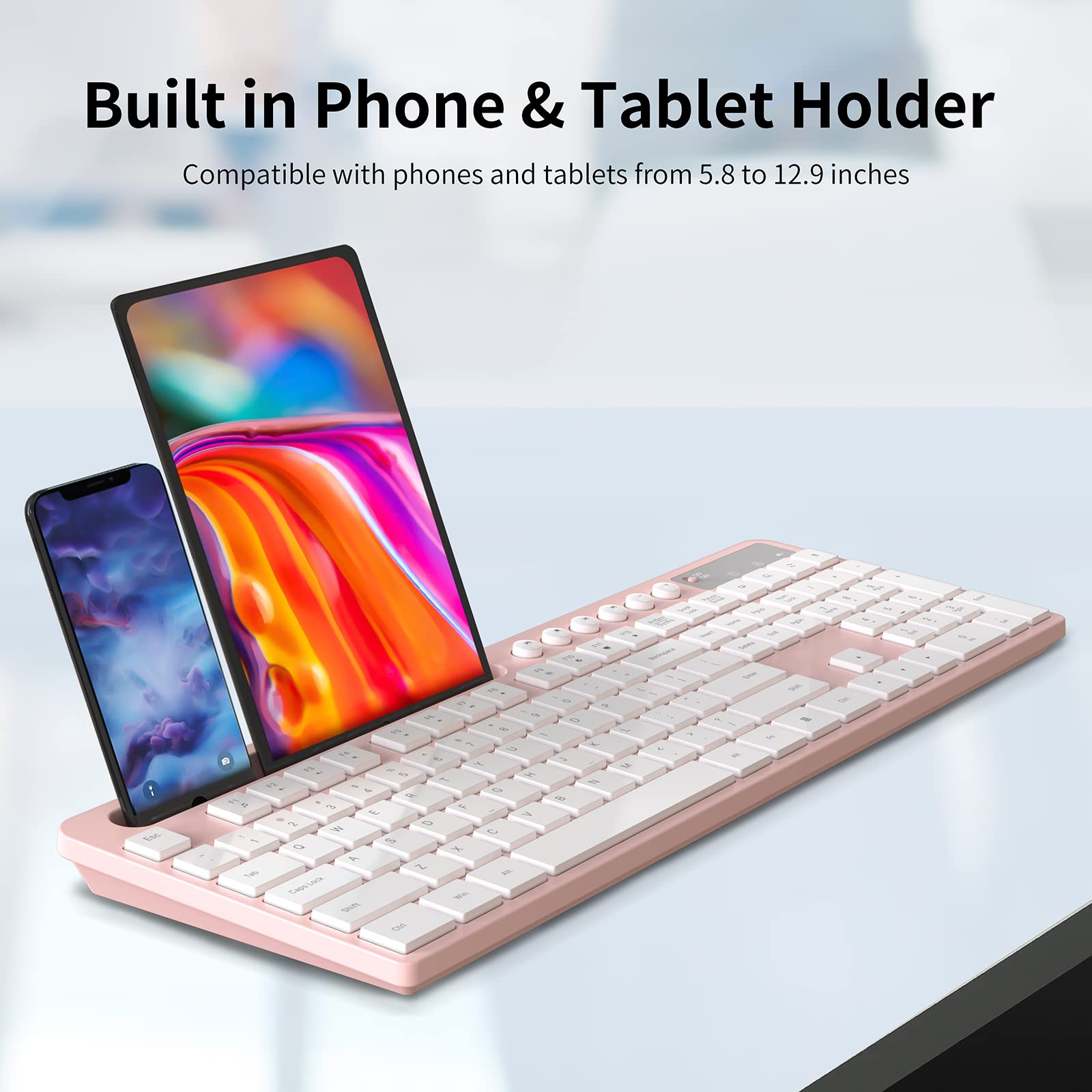 Foto 4 pulgar | Combo De Teclado Y Ratón Inalámbricos Marvo 2.4g (rosa) - Venta Internacional.