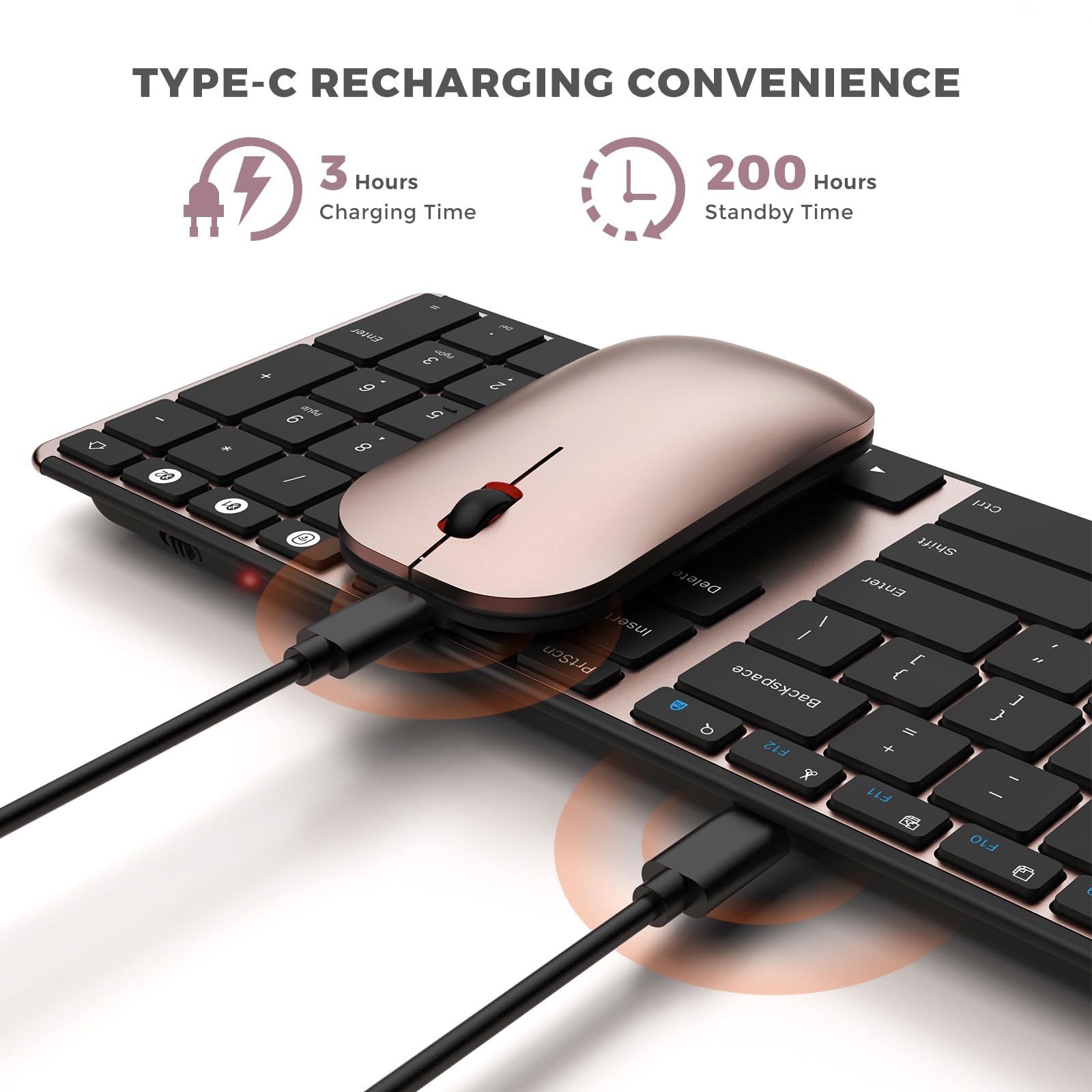 Foto 4 pulgar | Combo De Teclado Y Ratón Seenda Bluetooth Usb + Dual Bt - Venta Internacional.