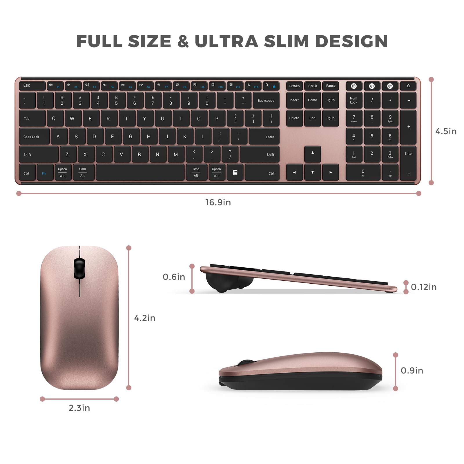 Foto 7 pulgar | Combo De Teclado Y Ratón Seenda Bluetooth Usb + Dual Bt - Venta Internacional.