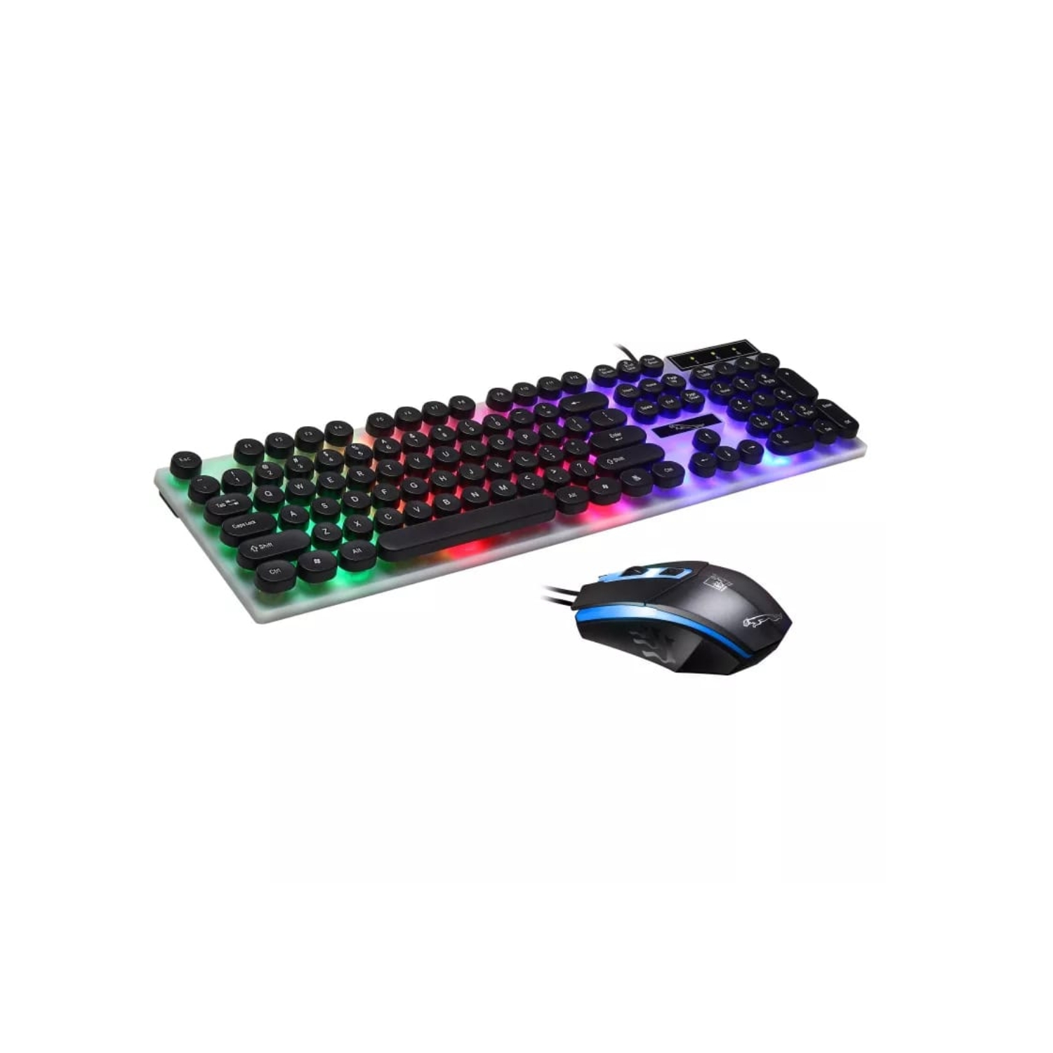 Foto 2 pulgar | Teclado Con Ratón Retroiluminado, Tecla Redonda - Venta Internacional.