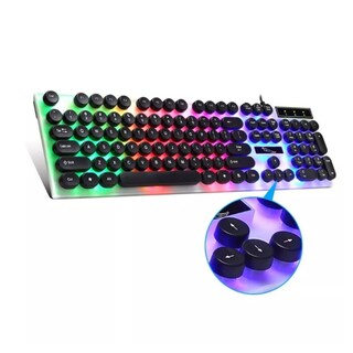 Foto 2 | Teclado Con Ratón Retroiluminado, Tecla Redonda - Venta Internacional.
