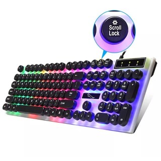 Foto 3 | Teclado Con Ratón Retroiluminado, Tecla Redonda - Venta Internacional.