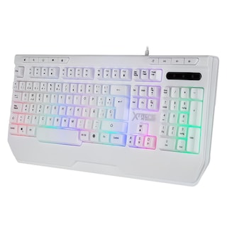 Foto 2 | Kit Gamer 4 En 1 Xtreme Pc Gaming Battle Force Teclado Membrana Español Mouse Audifonos Mousepad Rgb Usb Blanco
