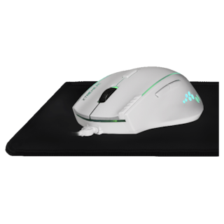 Foto 7 | Kit Gamer 4 En 1 Xtreme Pc Gaming Battle Force Teclado Membrana Español Mouse Audifonos Mousepad Rgb Usb Blanco