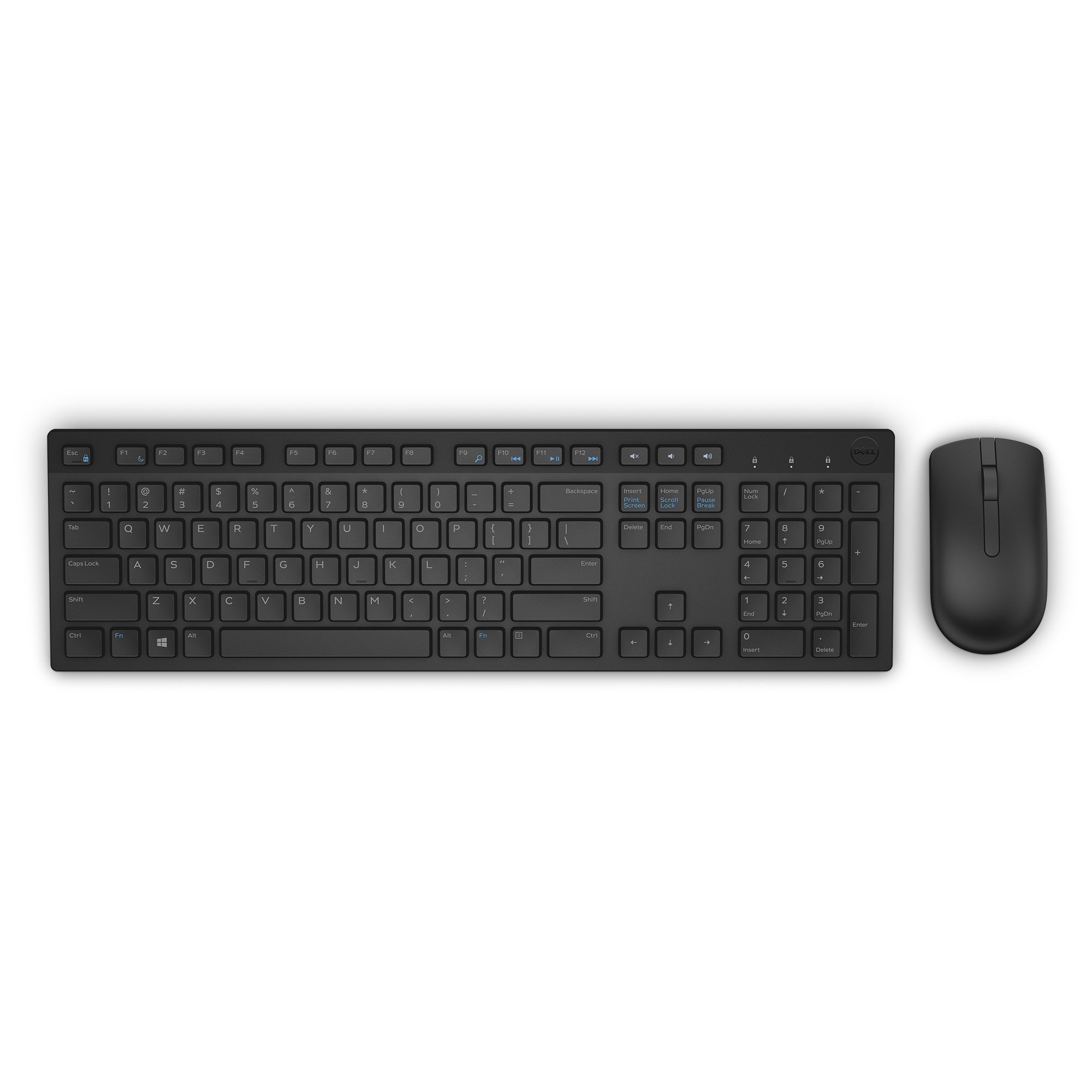 Combo De Teclado Y Ratón Inalámbricos Dell Km636 (5wh32) Negro - Venta Internacional.