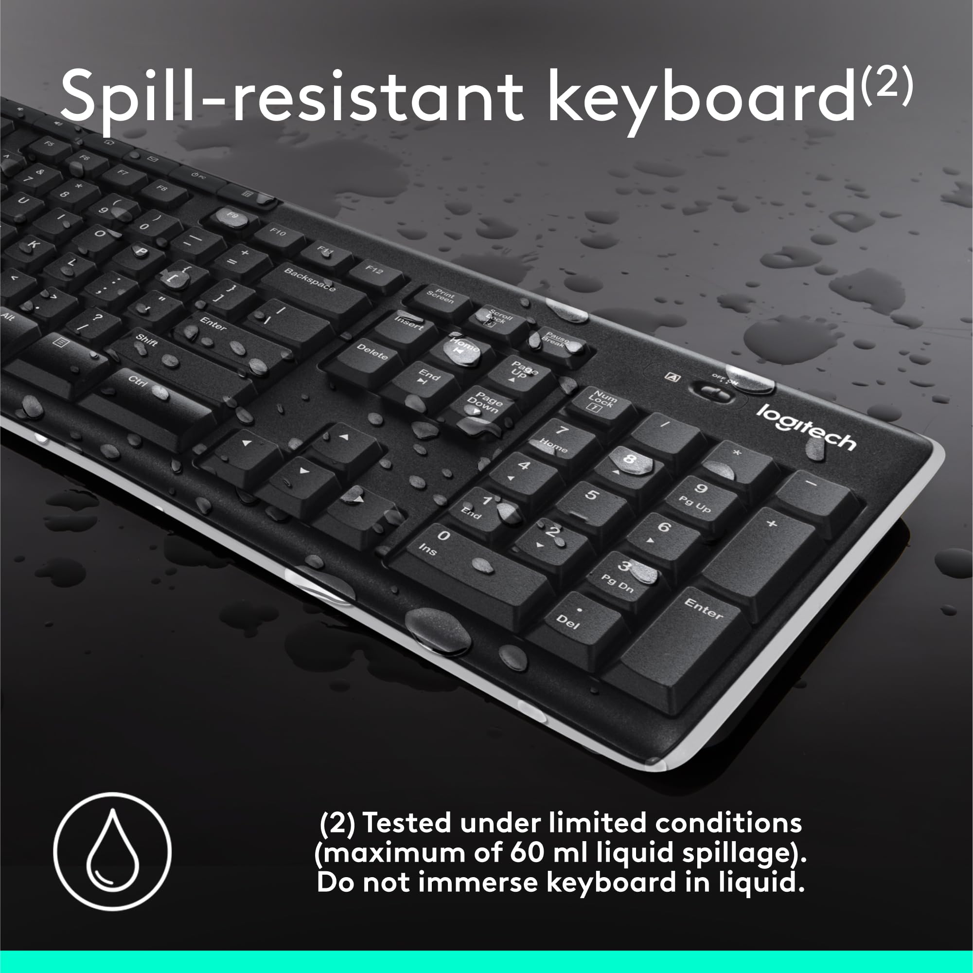 Foto 7 pulgar | Combo De Teclado Y Ratón Inalámbricos Logitech Mk710 Open Box - Venta Internacional.