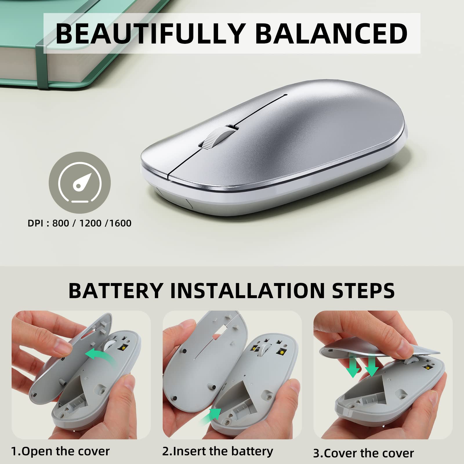 Foto 4 pulgar | Teclado Y Ratón Bluetooth Omoton Ultra-slim Para Mac - Venta Internacional.