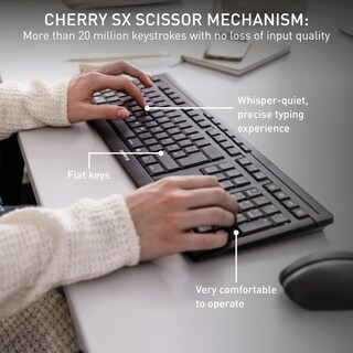 Foto 2 | Combo De Teclado Y Ratón Inalámbricos Cherry Stream Desktop - Venta Internacional.