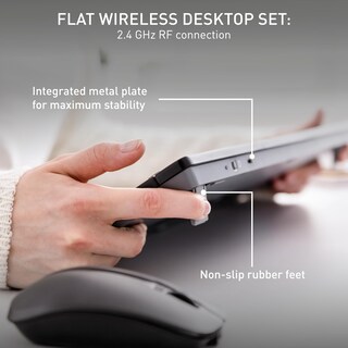 Foto 3 | Combo De Teclado Y Ratón Inalámbricos Cherry Stream Desktop - Venta Internacional.