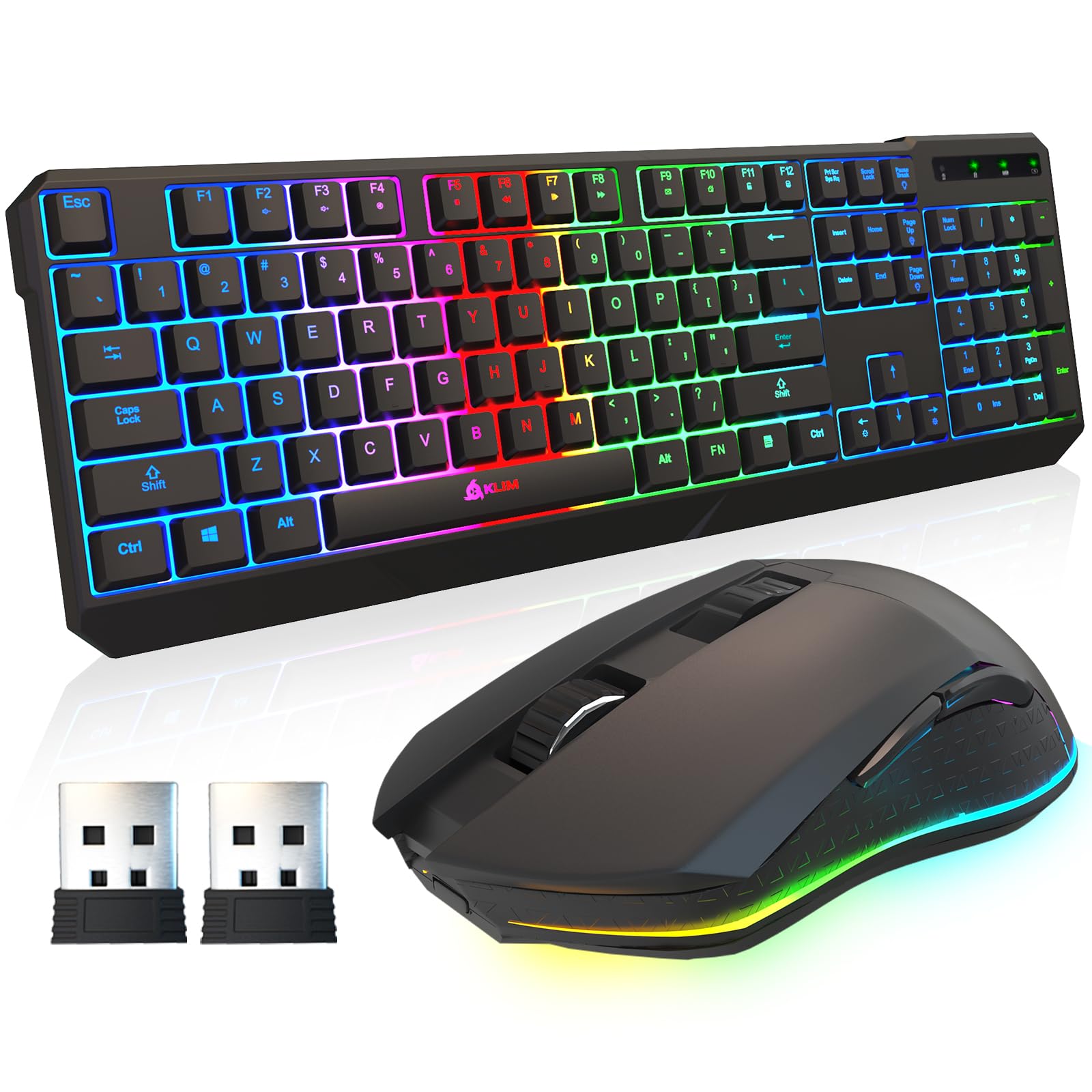 Foto 1 | Teclado y Mouse Inalámbrico Klim-Venta Internacional