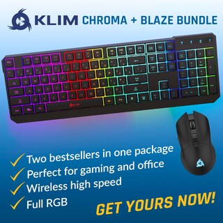 Foto 3 | Teclado y Mouse Inalámbrico Klim-Venta Internacional
