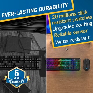 Foto 4 | Teclado y Mouse Inalámbrico Klim-Venta Internacional