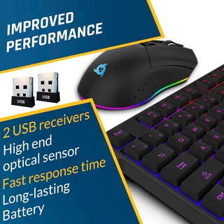 Foto 6 | Teclado y Mouse Inalámbrico Klim-Venta Internacional
