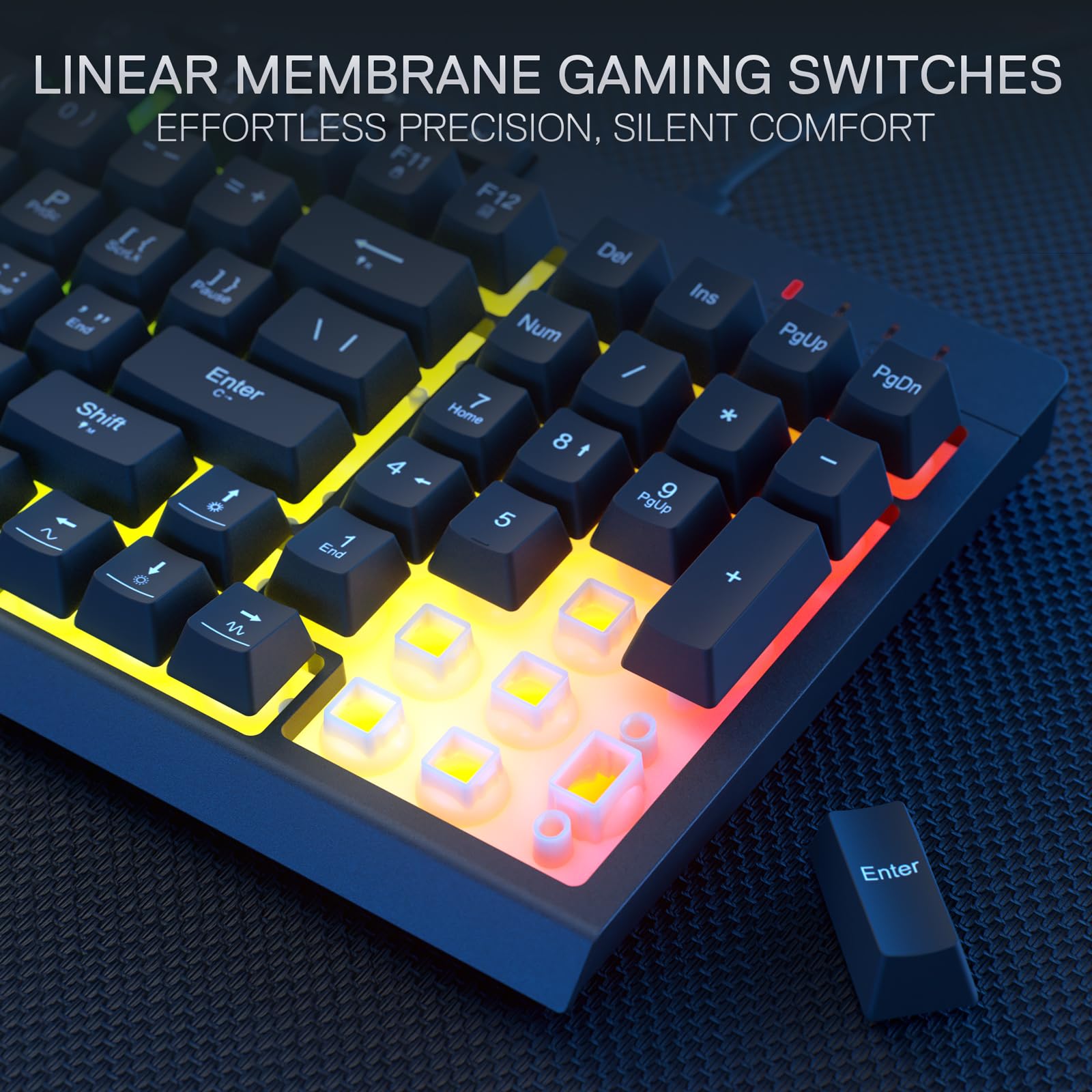 Foto 6 pulgar | Combo De Teclado Y Ratón Para Juegos Redragon S141 K515 M616 - Venta Internacional.