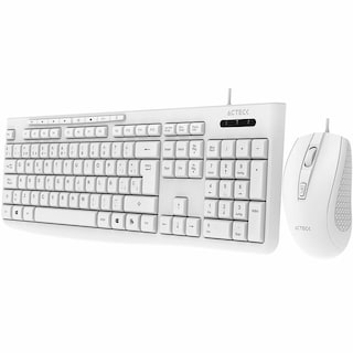 Foto 4 | Kit 2 En 1 Teclado Y Mouse Acteck Creator Prime Mk455 1600dpi 4 Botones Usb Blanco Ac-941792