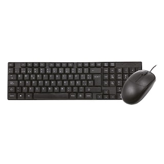 Foto 1 | Kit Alámbrico Westminster Teclado Y Mouse 102 Teclas Y 3 Botones Usb Español Ideal Para Trabajo Y Estudio Negro