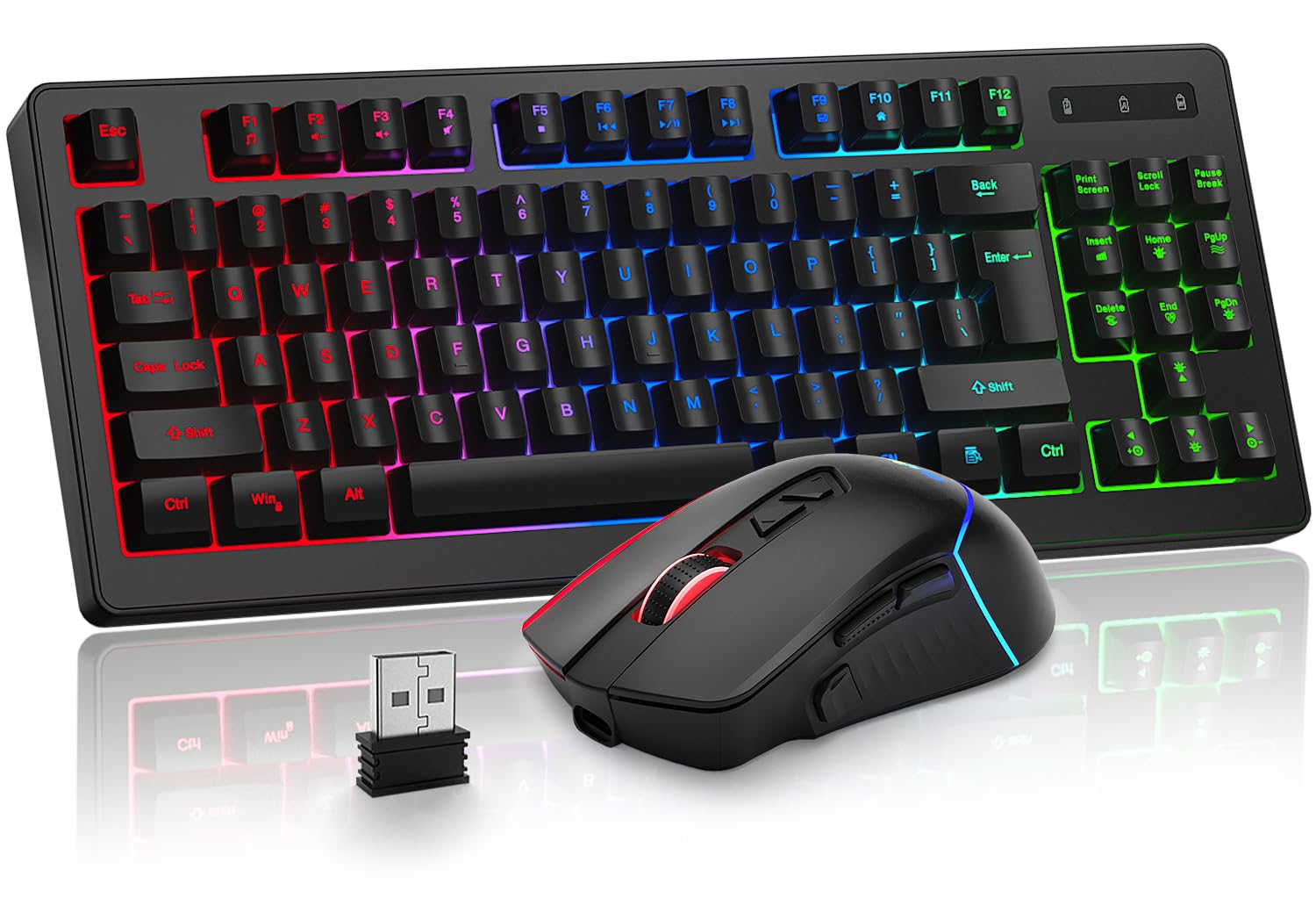 Combinación De Teclado Y Ratón Inalámbricos Para Juegos Bluefinger - Venta Internacional.
