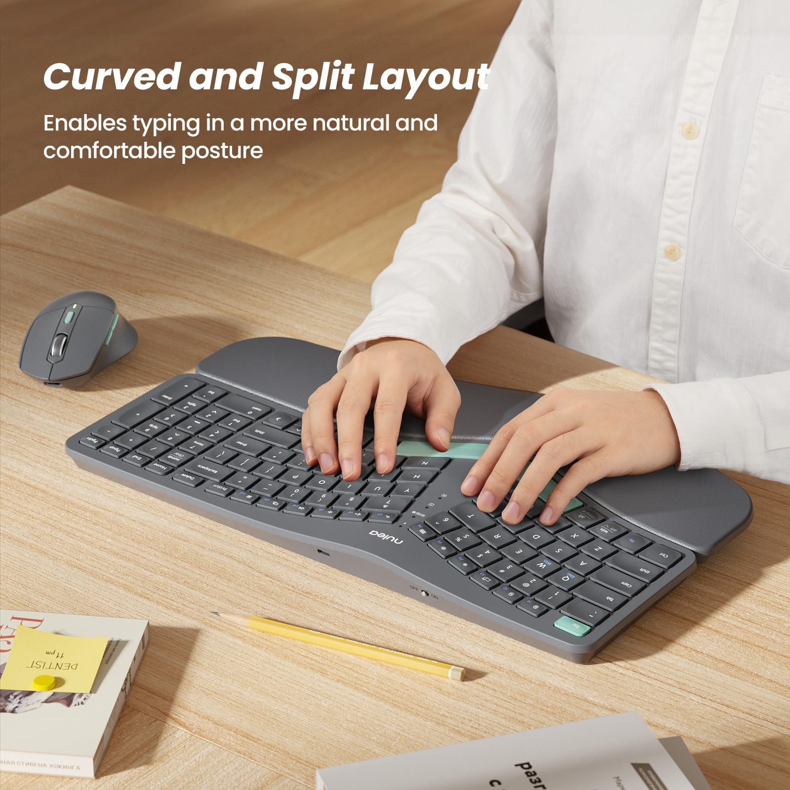 Foto 2 | Combo De Teclado Y Ratón Nulea Km75 Advanced Ergonomic - Venta Internacional.