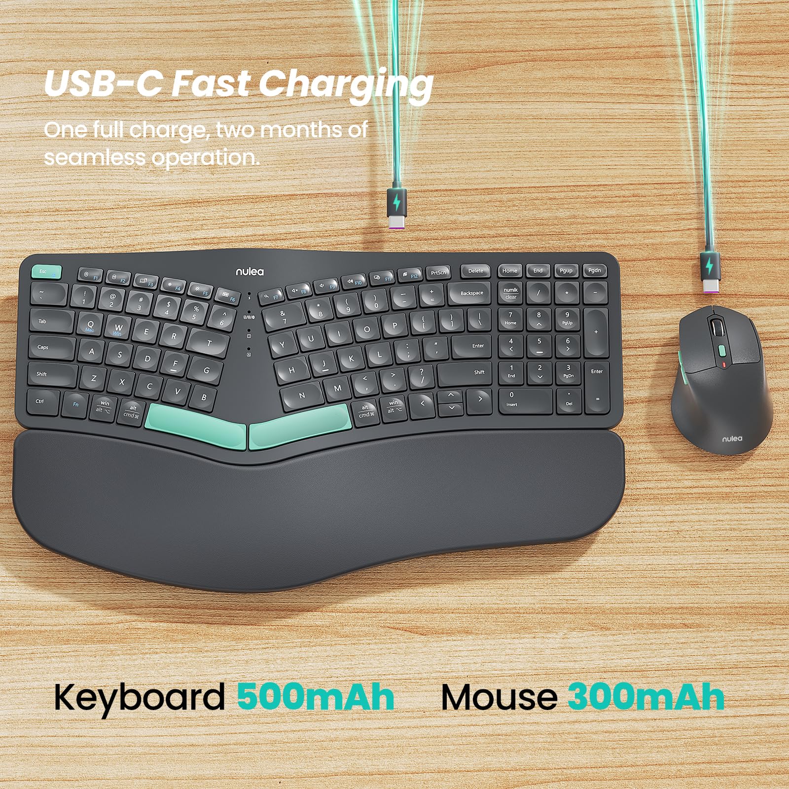 Foto 8 pulgar | Combo De Teclado Y Ratón Nulea Km75 Advanced Ergonomic - Venta Internacional.