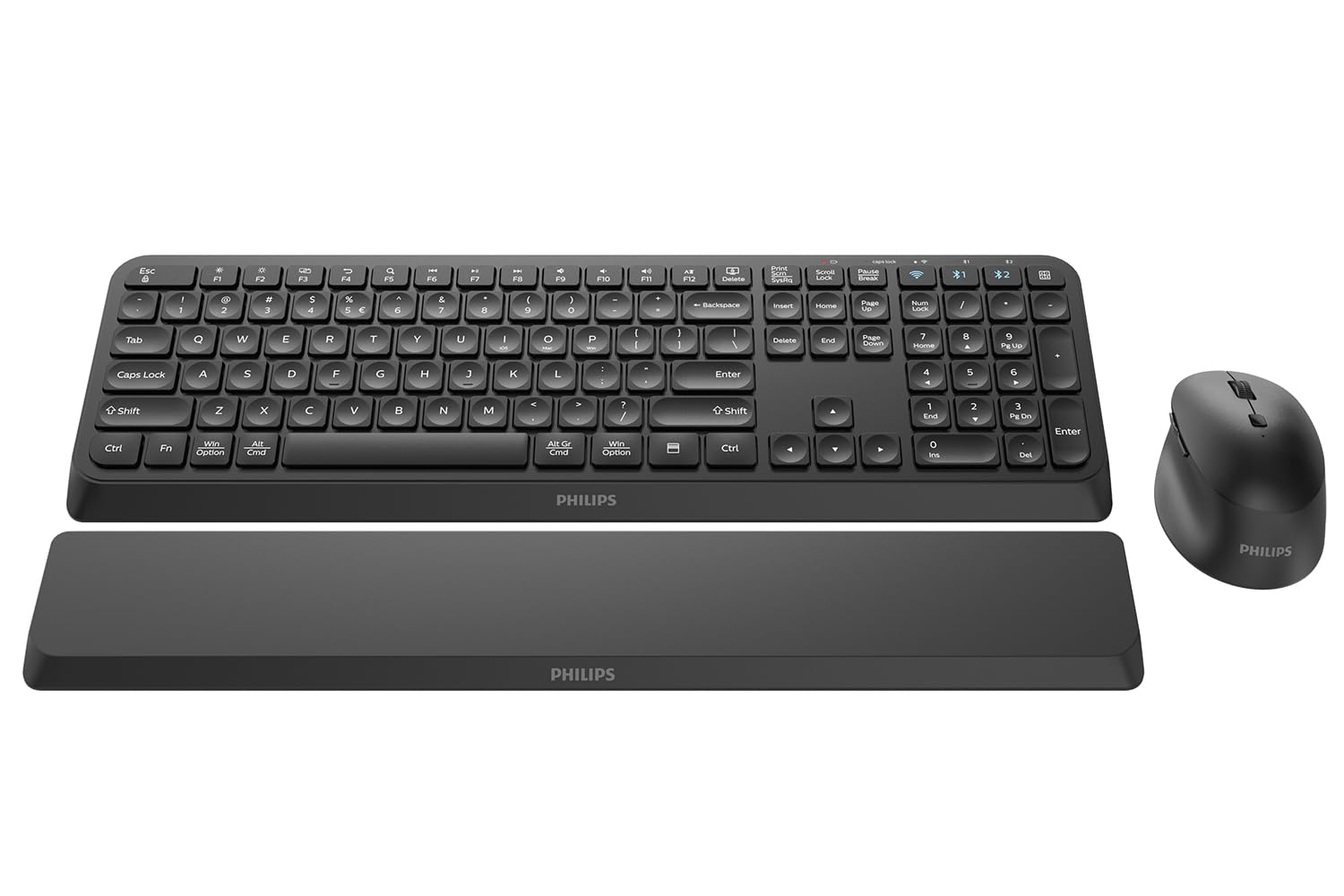 Foto 2 pulgar | Combo de Teclado y Mouse Inalámbrico Philips Spt6607-Venta Internacional