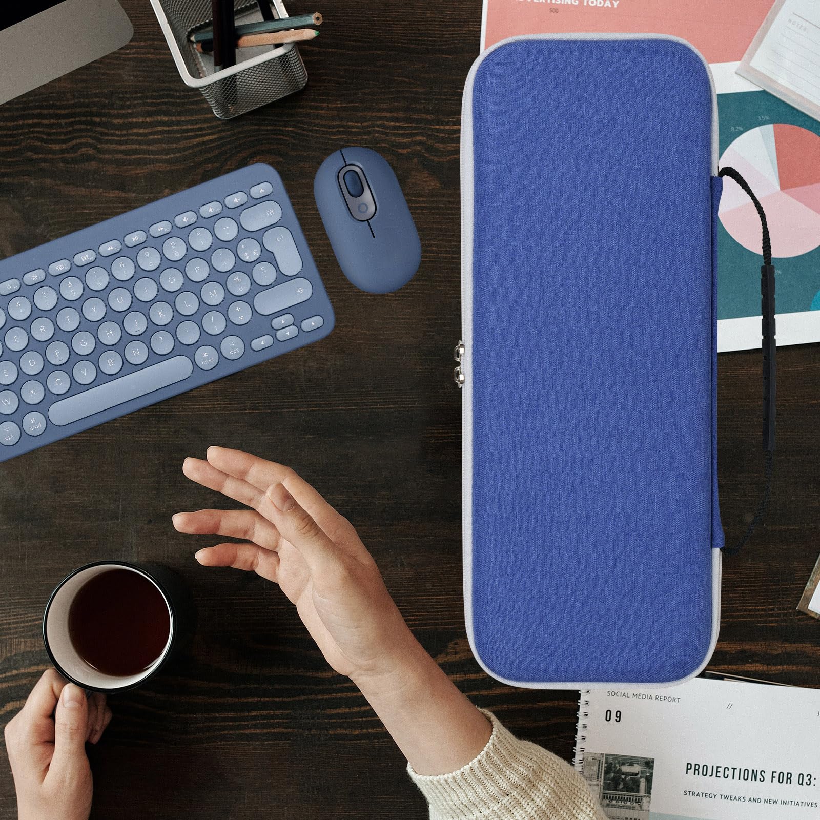 Foto 6 | Funda Rígida Para Teclado Logitech K380/k380s Y Ratón M350/m350s - Venta Internacional.