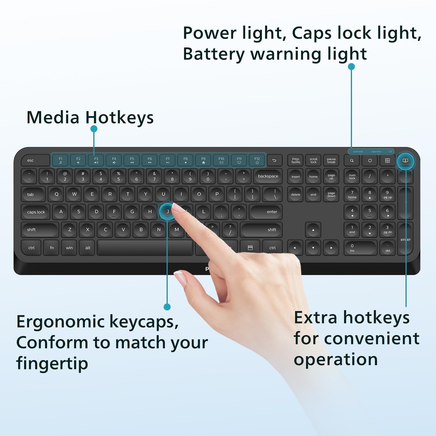 Foto 4 pulgar | Combo De Teclado Y Ratón Inalámbricos Philips Professional - Venta Internacional.