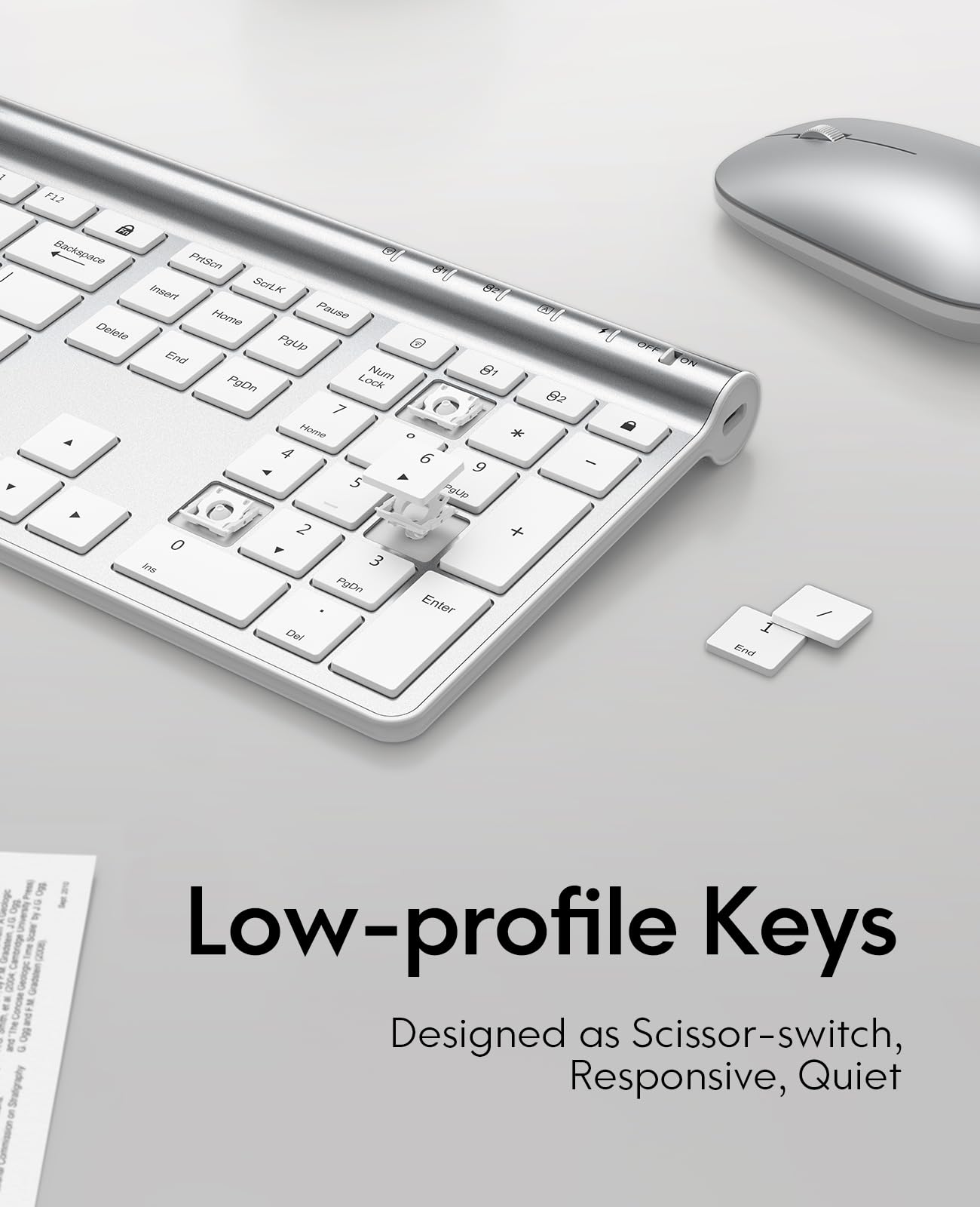 Foto 3 | Combo De Teclado Y Ratón Chesona  Inalámbrico Y Recargable - Venta Internacional.