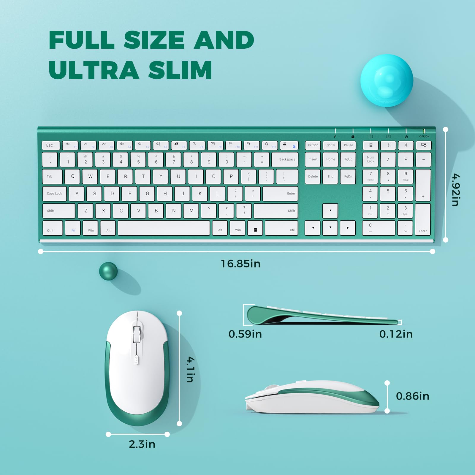 Foto 7 pulgar | Combo De Teclado Y Ratón Vsplor Recargable De 2 4 Ghz - Venta Internacional.