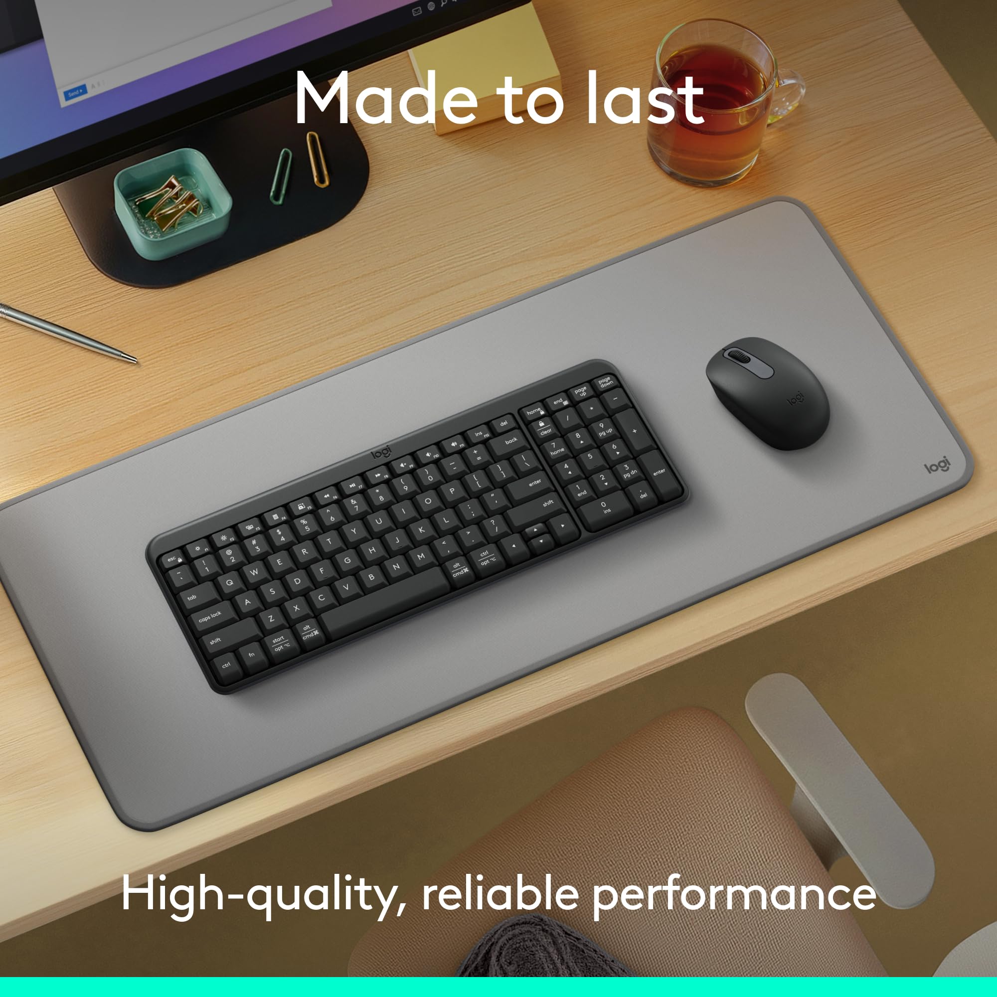 Foto 4 pulgar | Combo Inalámbrico De Ratón Y Teclado Logitech Mk250 Bluetooth - Venta Internacional.