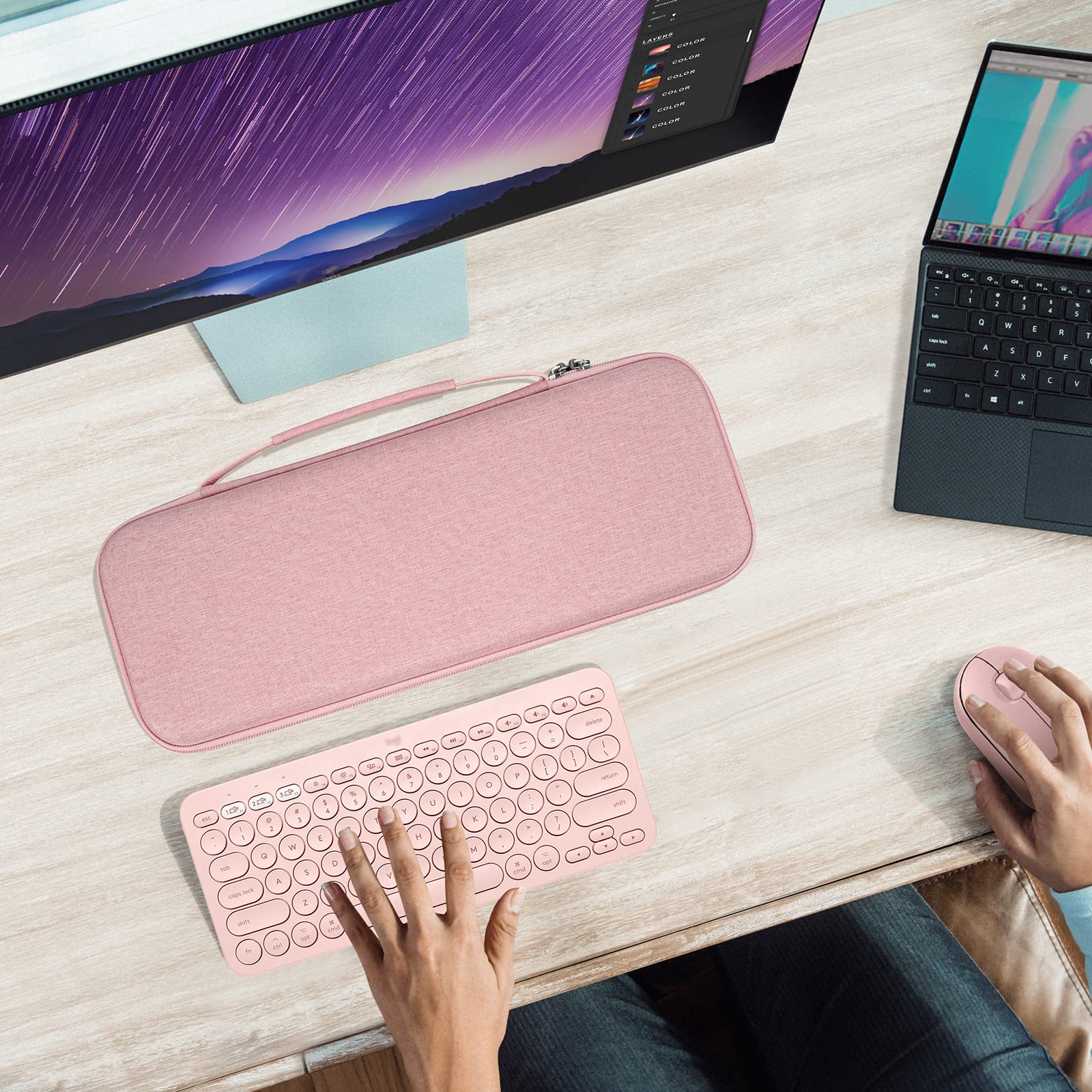 Foto 7 pulgar | Funda De Viaje Geekria Para Teclado Logitech K380/k380s Y Ratón M350/m350s - Venta Internacional.