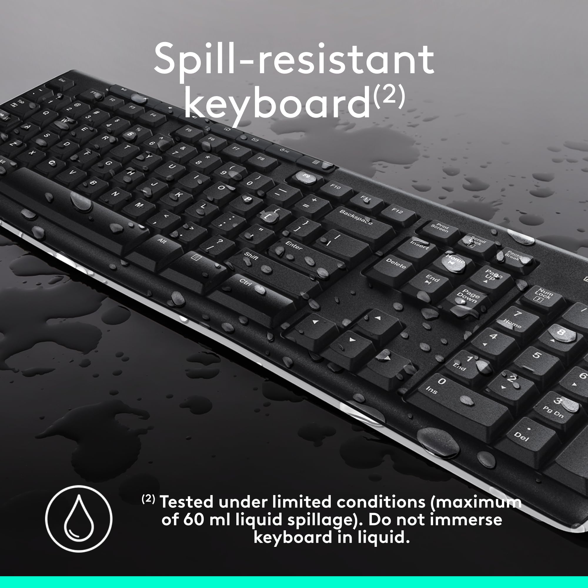 Foto 6 pulgar | Combo De Teclado Y Ratón Inalámbricos Logitech Mk270 Negro - Venta Internacional.