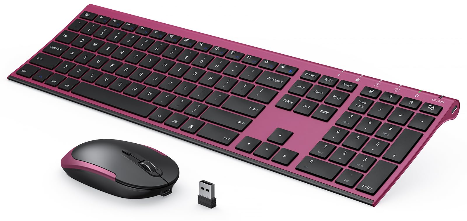Foto 2 pulgar | Combo Inalámbrico De Teclado Y Ratón Vssoplor Recargable - Venta Internacional.
