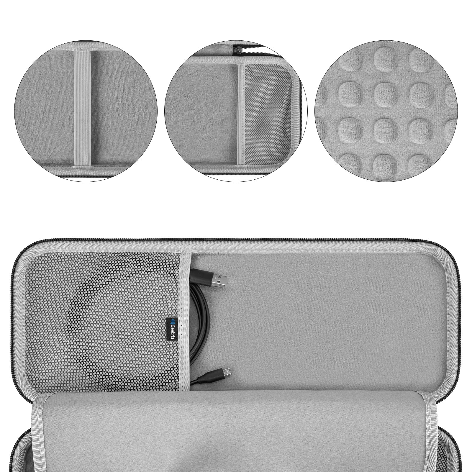 Foto 4 pulgar | Funda De Transporte Para Teclado Geekria K380 Y Ratón M350 - Venta Internacional.