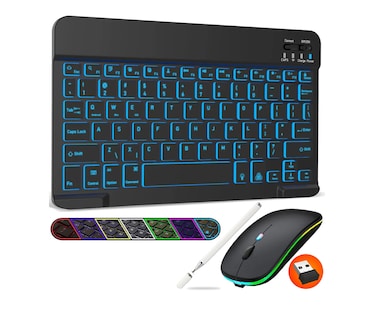 Foto 1 | Xtellar Teclado Negro +mouse 2.4g +lápiz Para Ipad/tablet/laptop Ñ